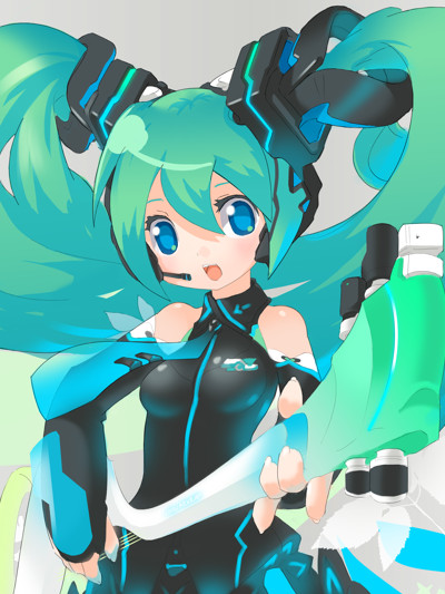 初音未来硬件版虚构海报